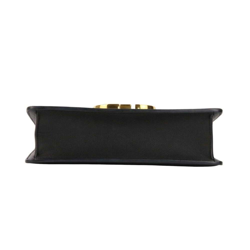 CHRISTIAN DIOR Black Leather Shoulder Bag - Picture 6 of 14